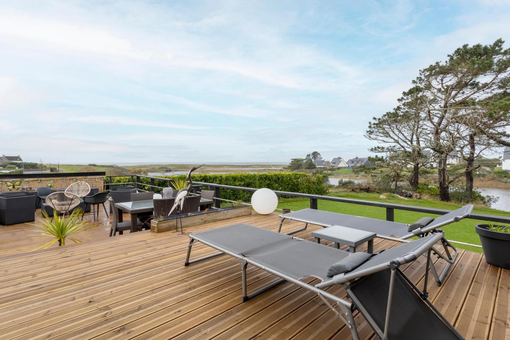 Villa Trevi ,200M Plage, Vue Mer เทรเกิงก์ ภายนอก รูปภาพ